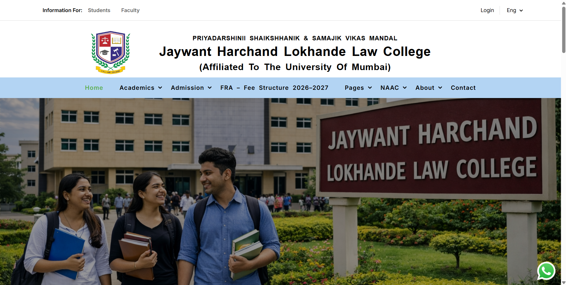 Jaywant Harchand Lokhande Law College